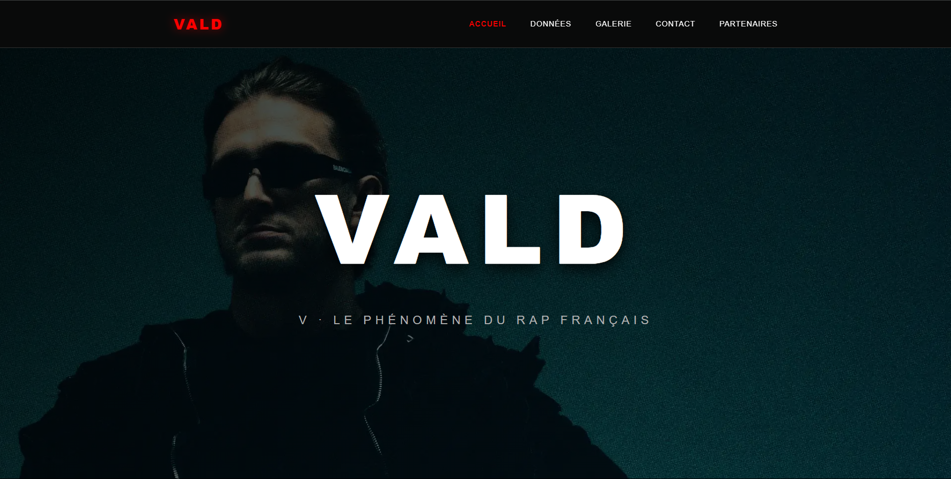 Aperçu du site partenaire 1